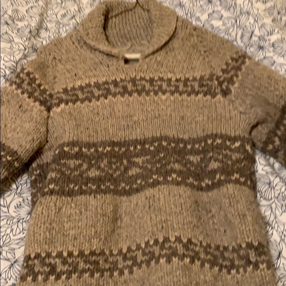 Handmade cowichan sweater